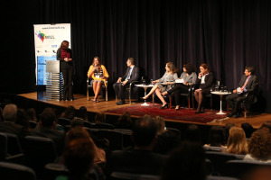 Durante o debate sobre Liderança Feminina Gera Lucro, no CCBB Brasilia